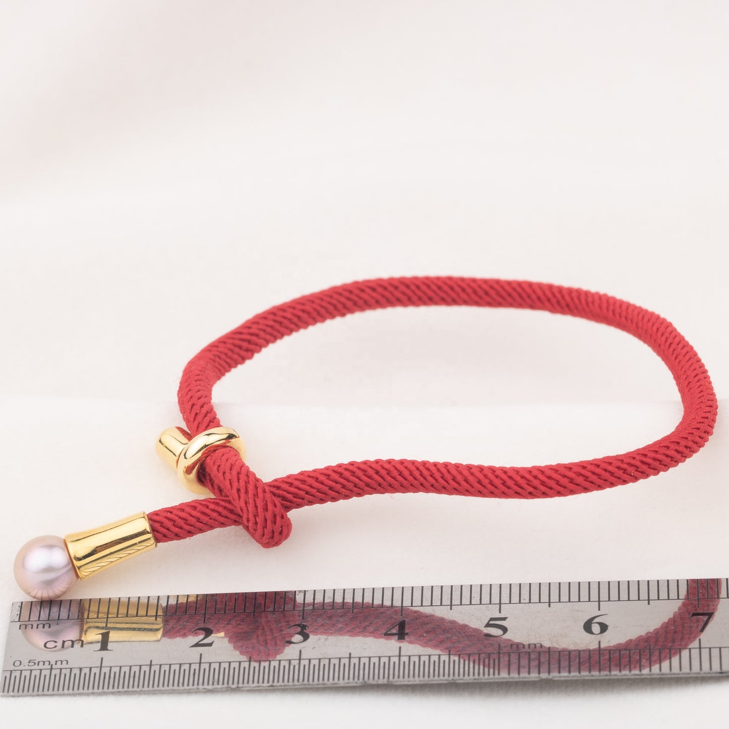 b030164 DIY 7-8mm Natural Freshwater pearl bracelet accessory 925 sterling silver adjustable chain bracelet for women