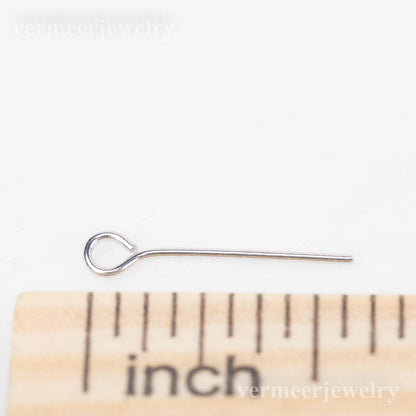 S925 Sterling Silver Needle 9 pin Earrings DIY Handmade Ear Line Accessories