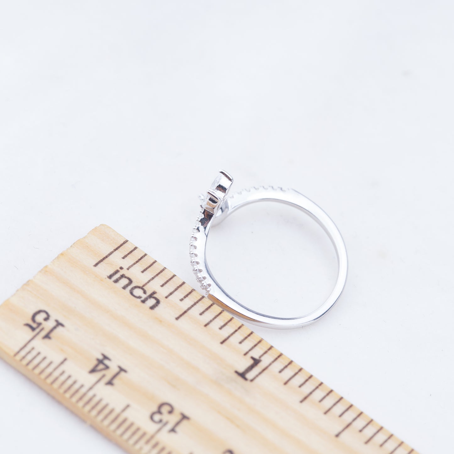 r010932 DIY 6-8mm Natural Freshwater pearl Ring accessory 925 sterling silver Adjustable size engagement jewelry ring for women