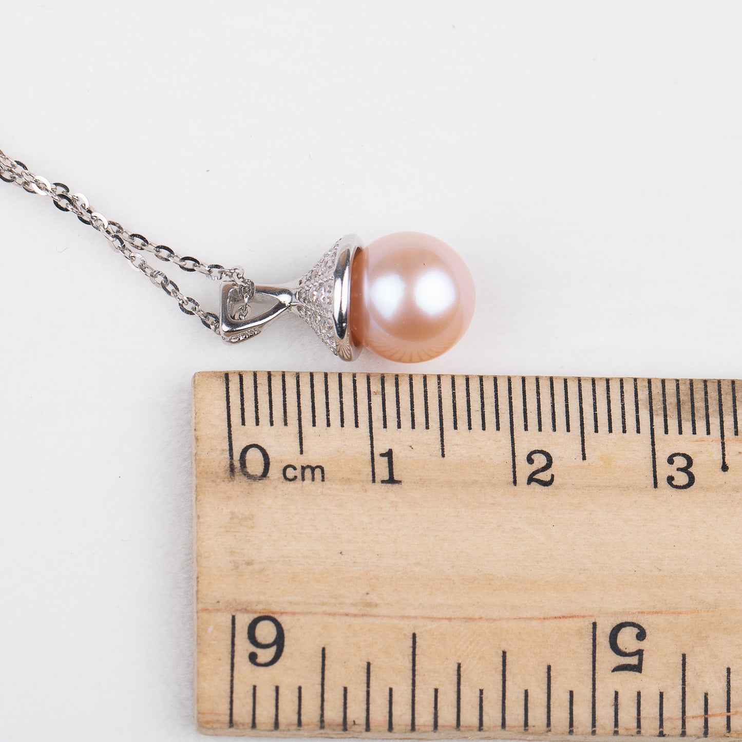 P030553 DIY 7-11mm Natural Freshwater pearl pendant accessory 925 sterling silver engagement jewelry necklace for women