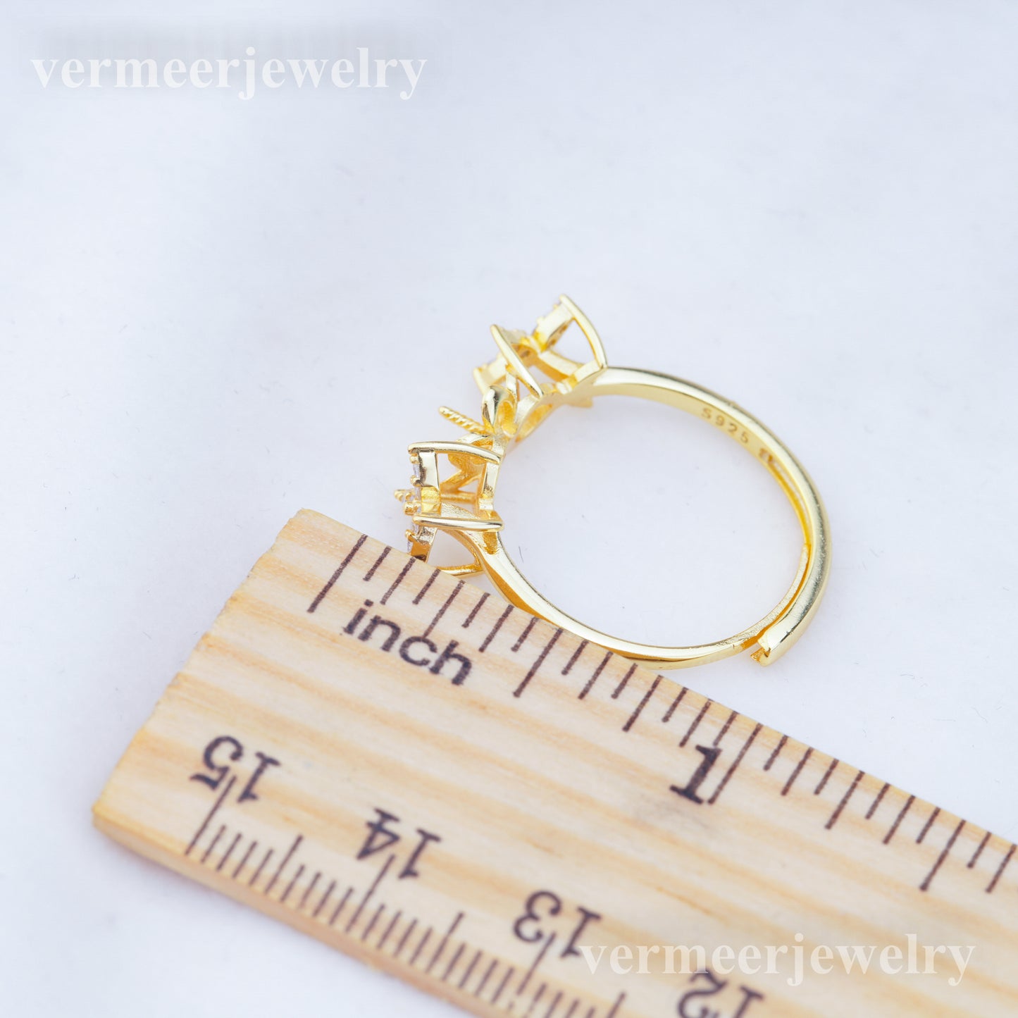 re010922 DIY 9-11mm Natural Freshwater pearl Ring accessory 925 sterling silver Adjustable size engagement ring for women