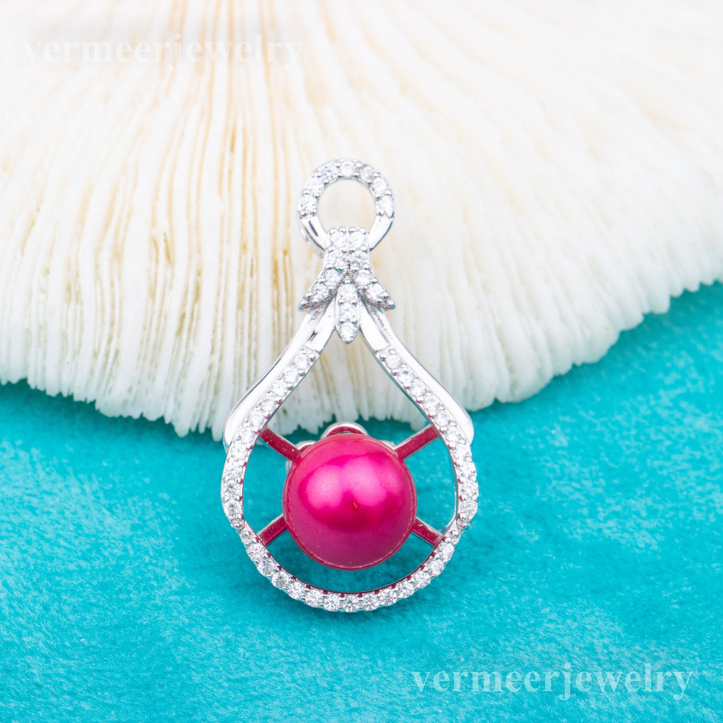 P010910  DIY 7-9mm Natural Freshwater pearl pendant accessory 925 sterling silver engagement jewelry necklace for women