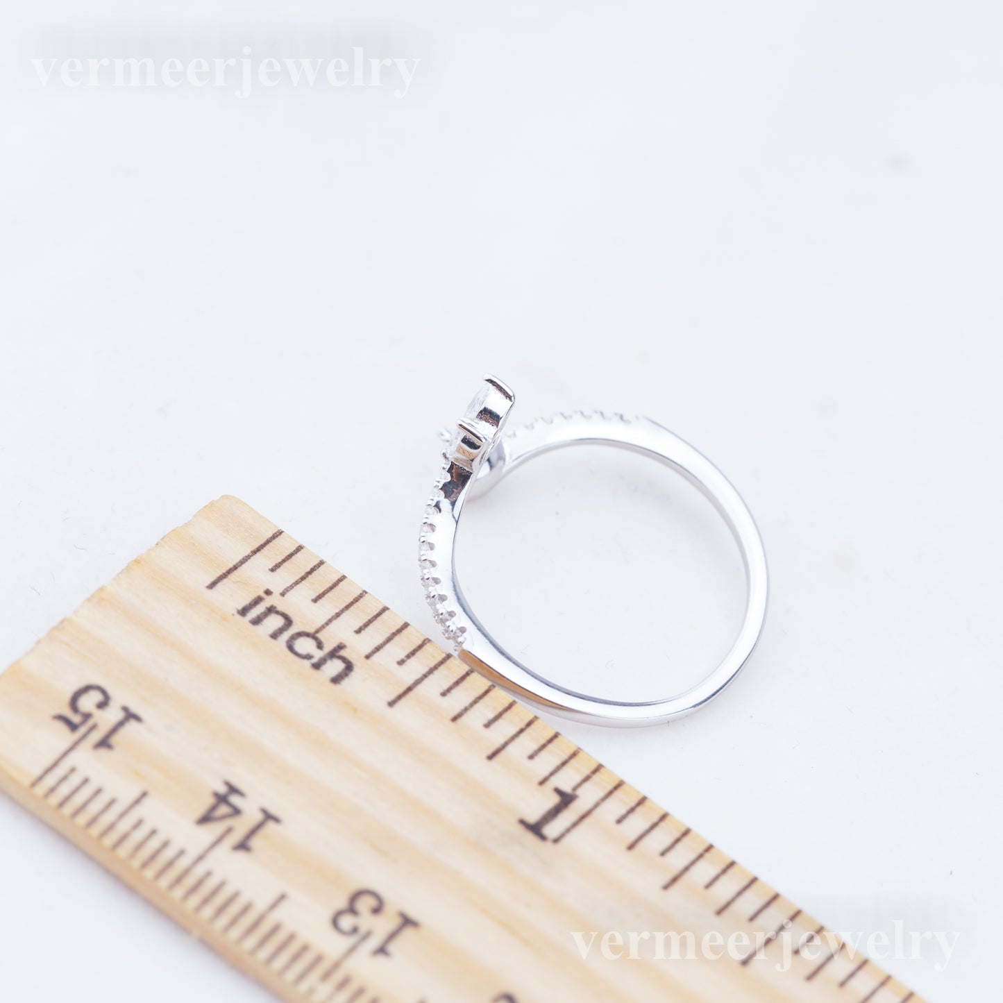 r010932 DIY 6-8mm Natural Freshwater pearl Ring accessory 925 sterling silver Adjustable size engagement jewelry ring for women