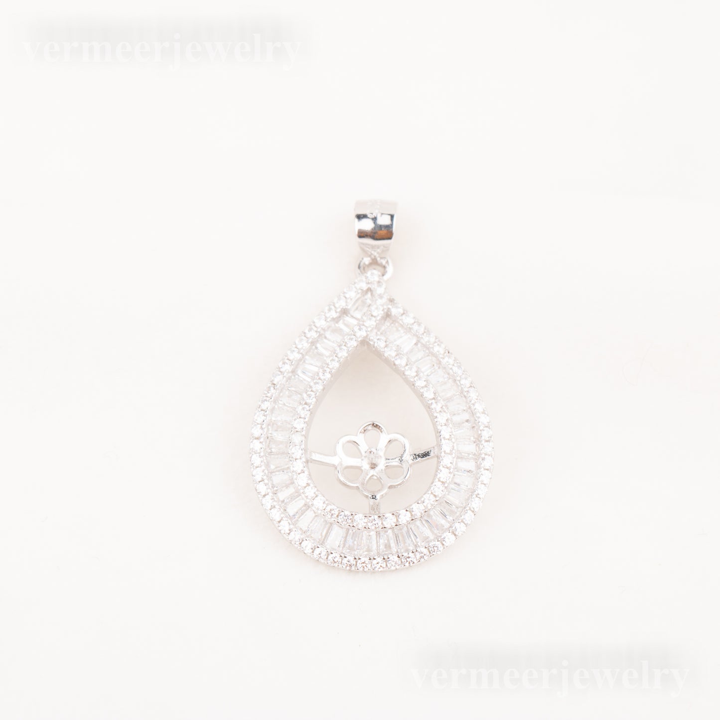 Pe010787 DIY 9-12mm Natural Freshwater pearl pendant accessory 925 sterling silver engagement jewelry necklace for women