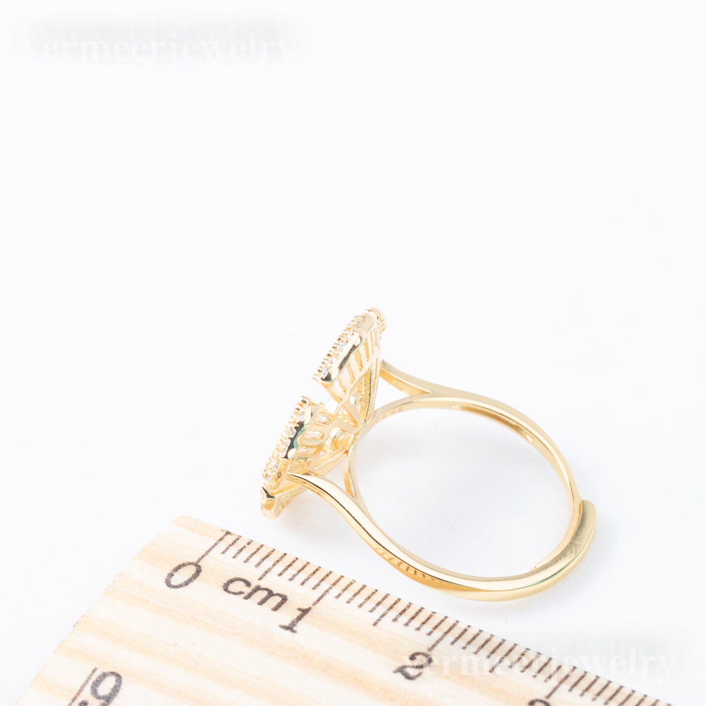 r010876 DIY 6-8mm Natural Freshwater pearl Ring accessory 925 sterling silver Adjustable size engagement jewelry ring for women