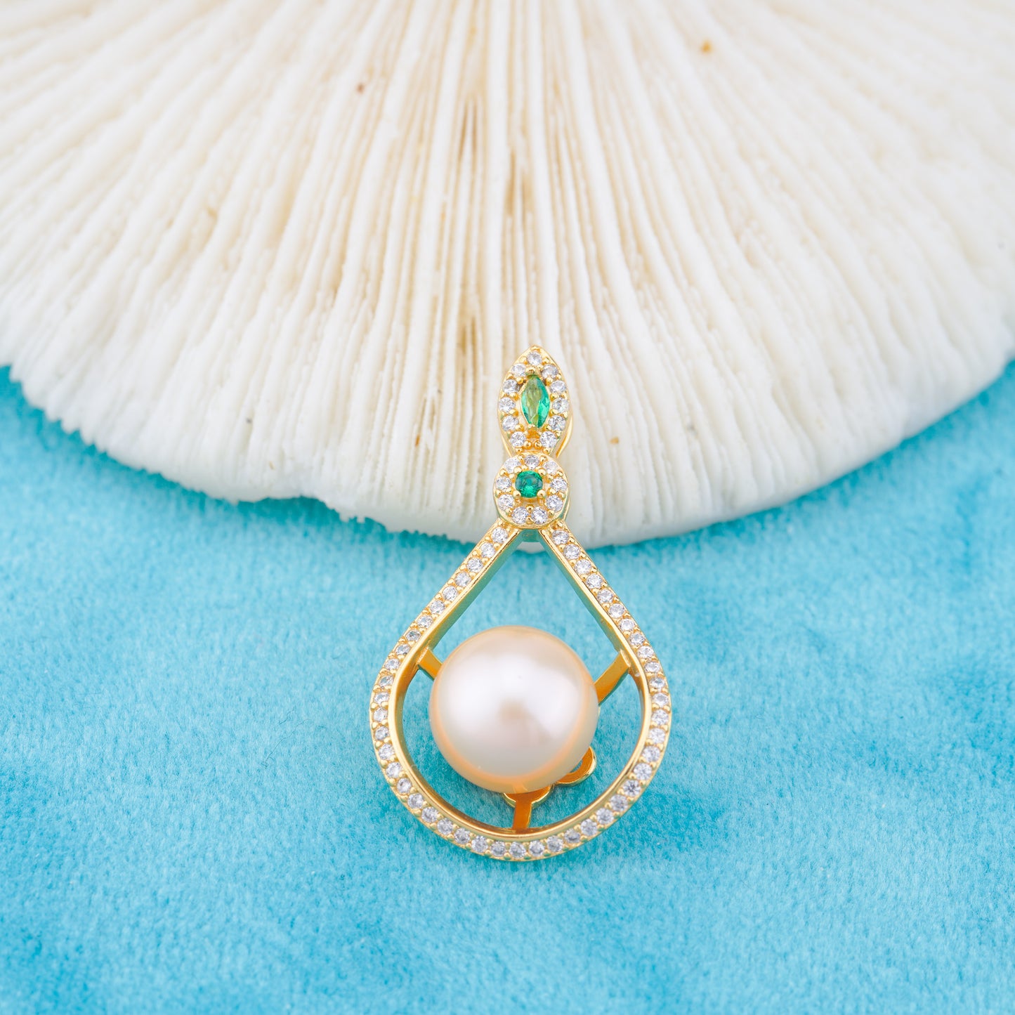 P011056 DIY 6-8mm Natural Freshwater pearl pendant accessory 925 sterling silver engagement jewelry necklace for women