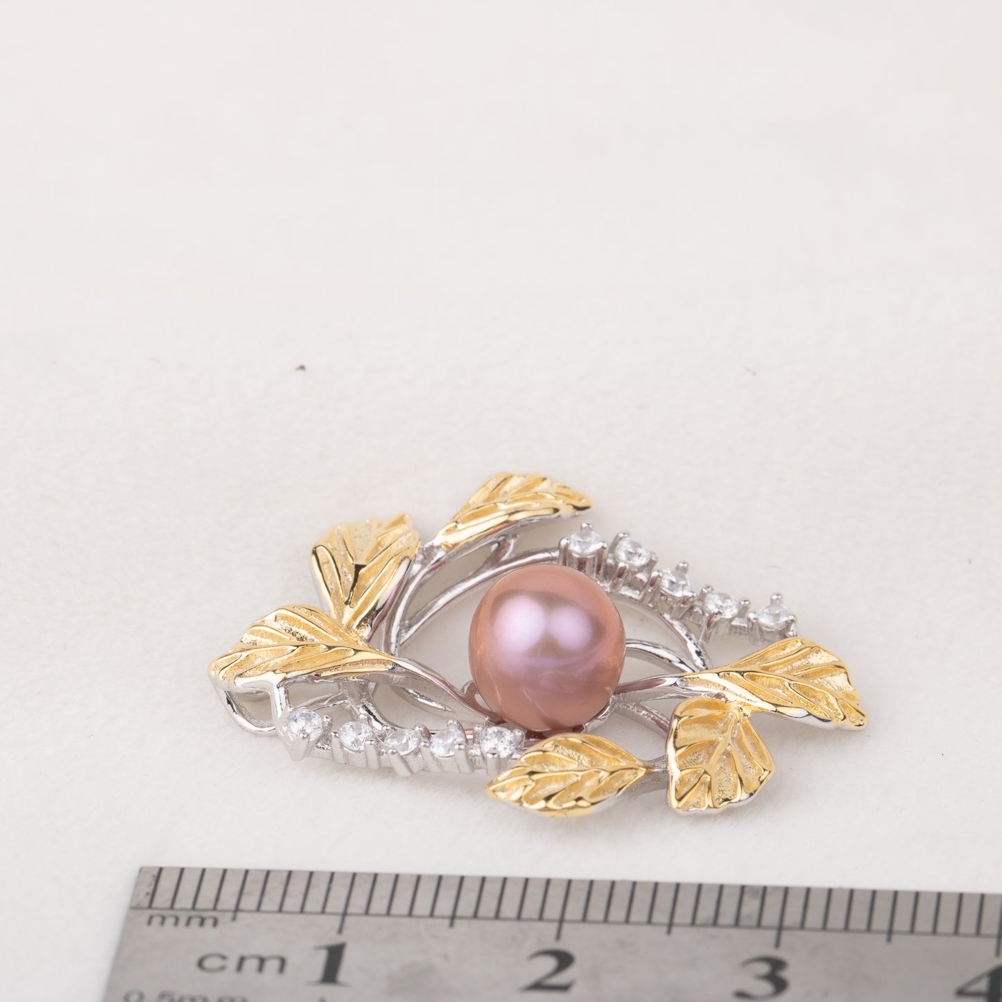 P010678 DIY 7-9mm Natural Freshwater pearl pendant accessory 925 sterling silver engagement jewelry necklace for women