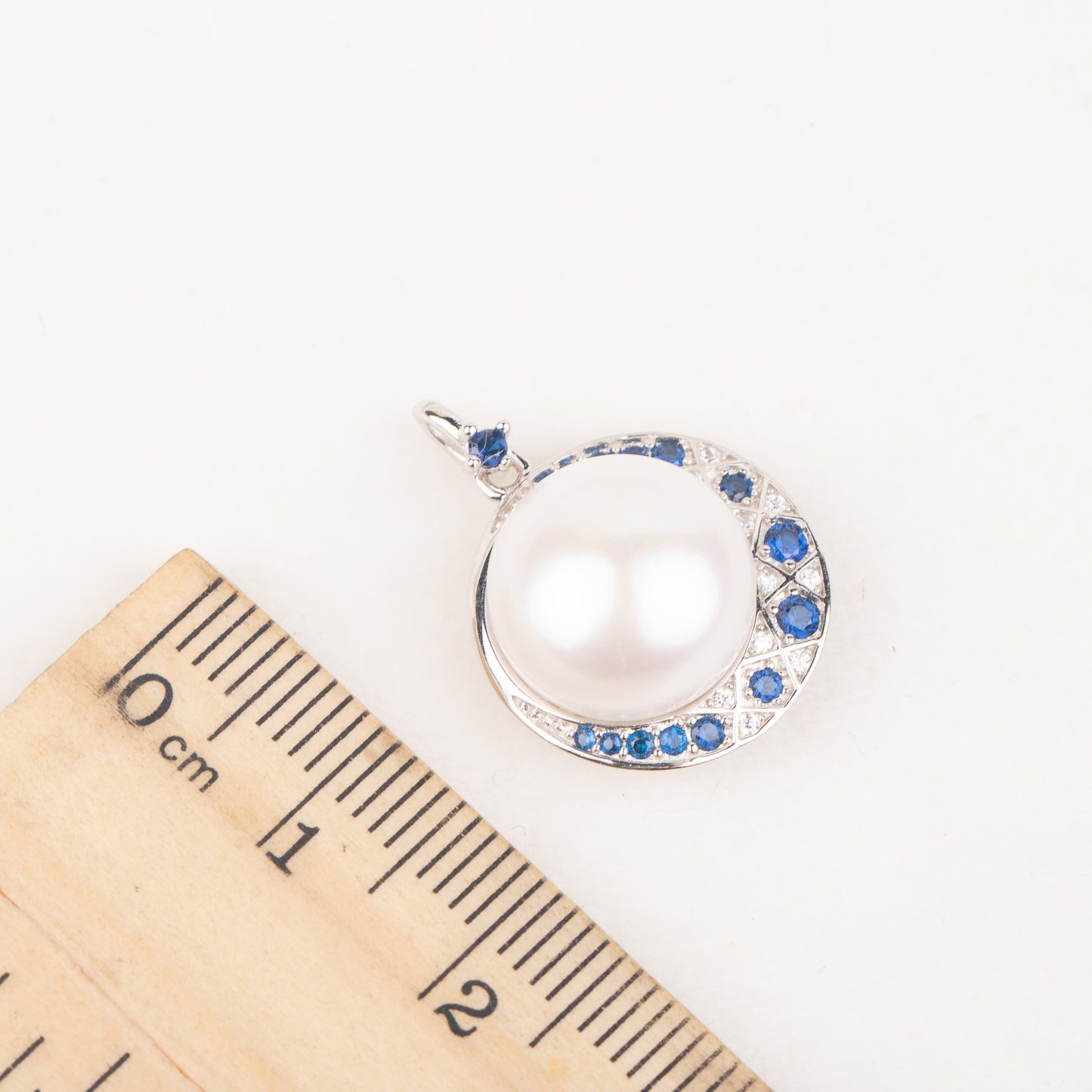 P060682 DIY 8-11mm Natural Freshwater pearl pendant accessory 925 sterling silver engagement jewelry necklace for women