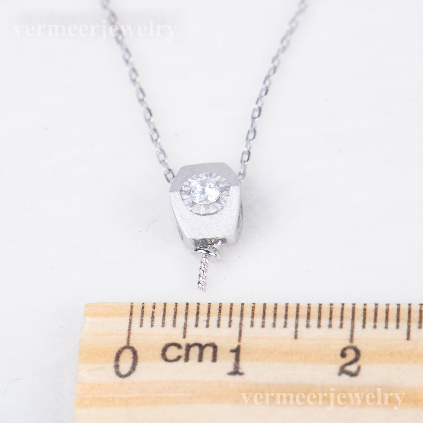 P040945 DIY 6-8mm Natural Freshwater pearl pendant accessory 925 sterling silver engagement jewelry necklace for women