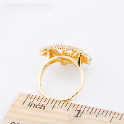 re010916 DIY 9-11mm Natural Freshwater pearl Ring accessory 925 sterling silver Adjustable size engagement ring for women