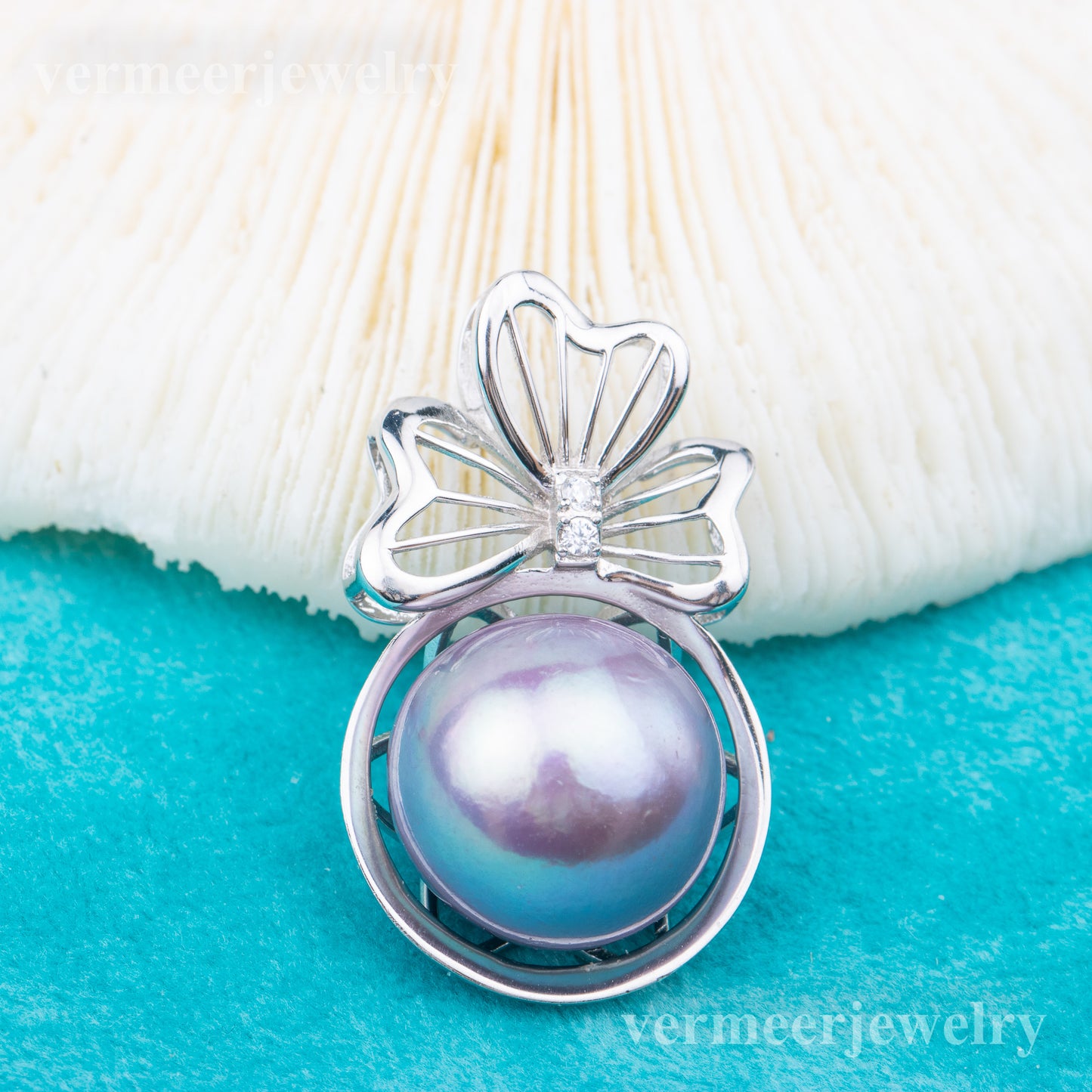 Pe010919 DIY 9-13mm Natural Freshwater pearl pendant accessory 925 sterling silver engagement jewelry necklace for women