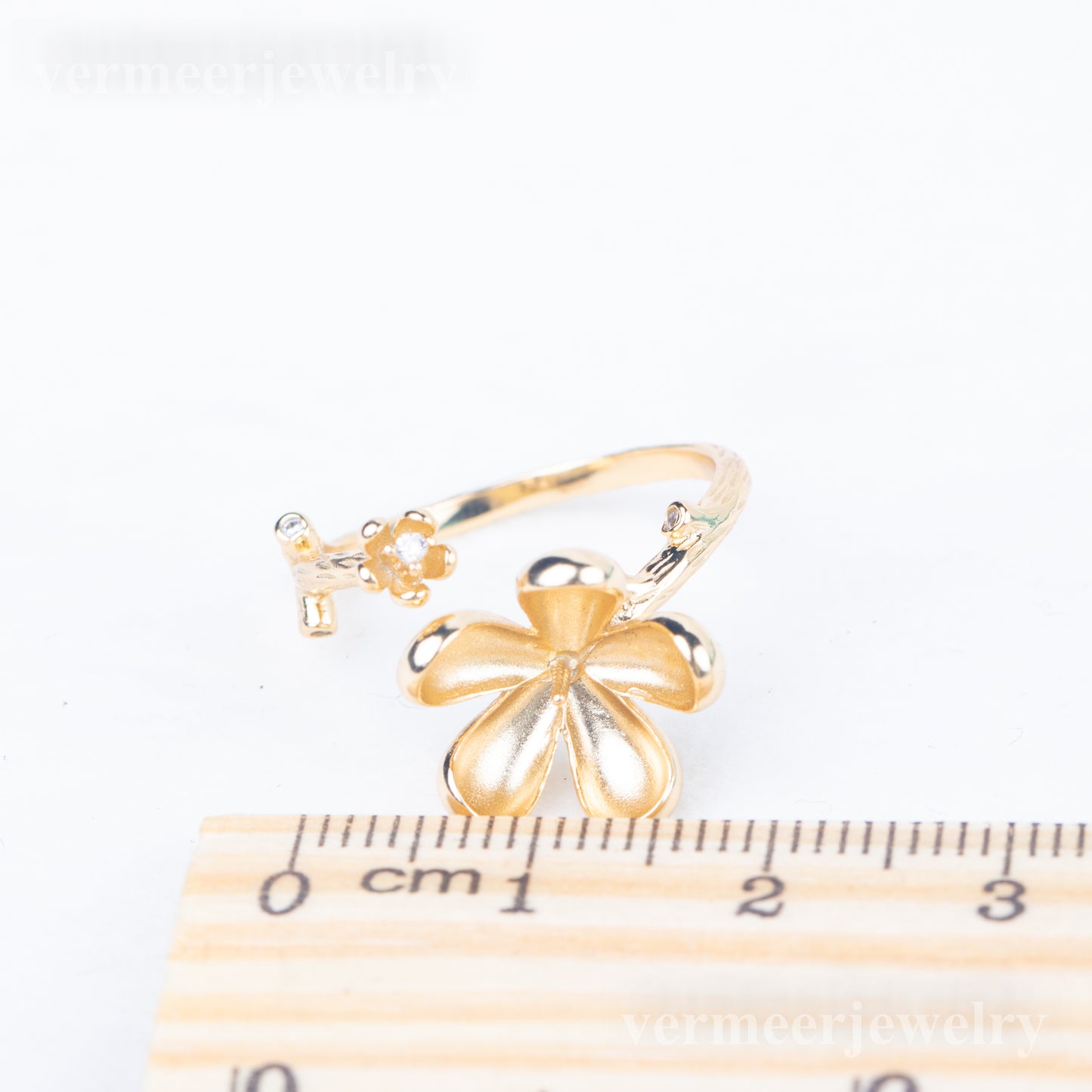 r010838 DIY 7-8mm Natural Freshwater pearl Ring accessory 925 sterling silver Adjustable size engagement jewelry ring for women