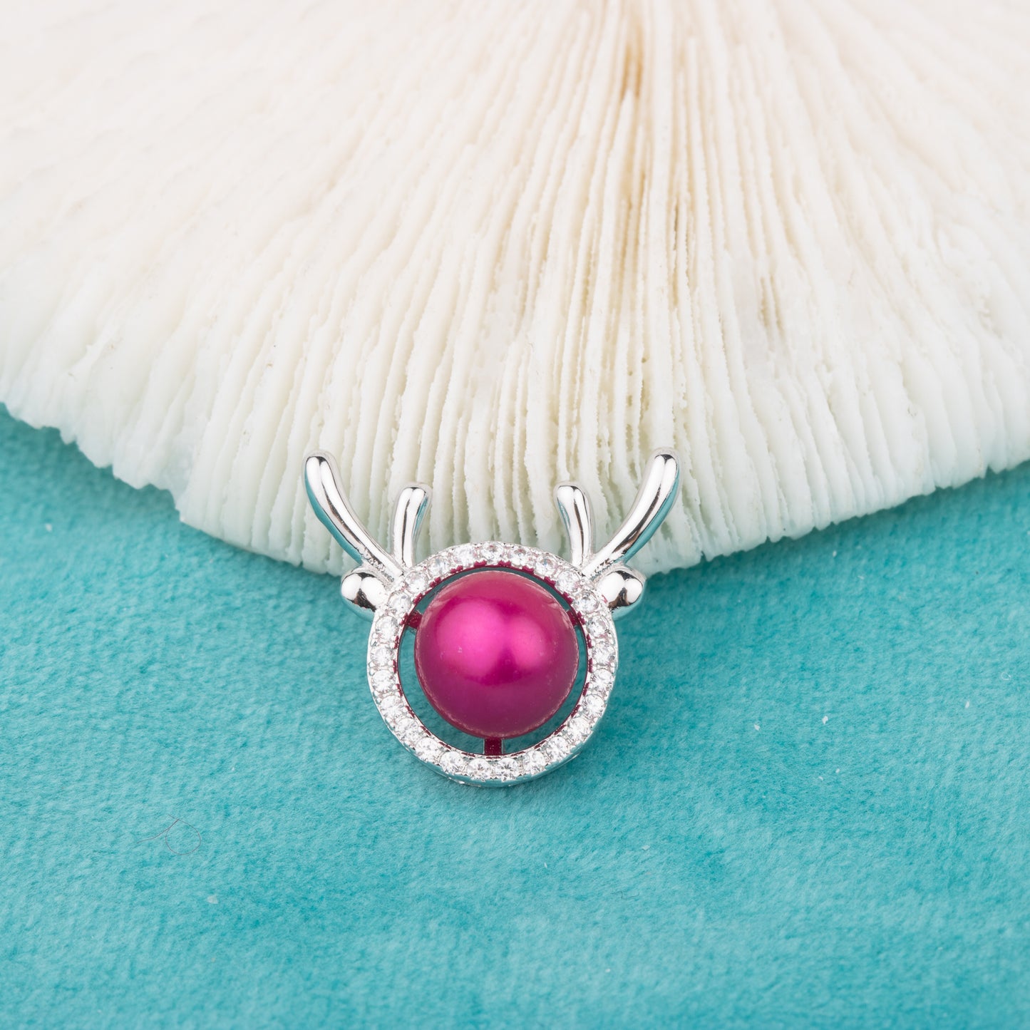 P010746 DIY 7-10mm Natural Freshwater pearl pendant accessory 925 sterling silver engagement jewelry necklace for women