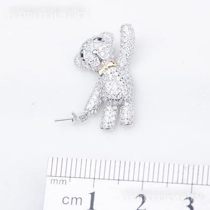 P010883 DIY 7-9mm Natural Freshwater pearl pendant accessory 925 sterling silver engagement jewelry necklace for women