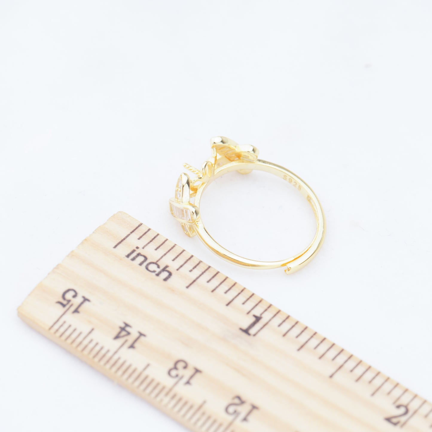 re010936 DIY 9-11mm Natural Freshwater pearl Ring accessory 925 sterling silver Adjustable size engagement ring for women