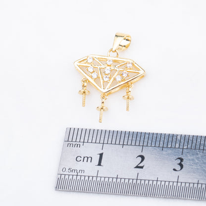 P010835 DIY 7-9mm Natural Freshwater pearl pendant accessory 925 sterling silver engagement jewelry necklace for women