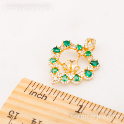 Pe011018 DIY 9-12mm Natural Freshwater pearl pendant accessory 925 sterling silver engagement jewelry necklace for women