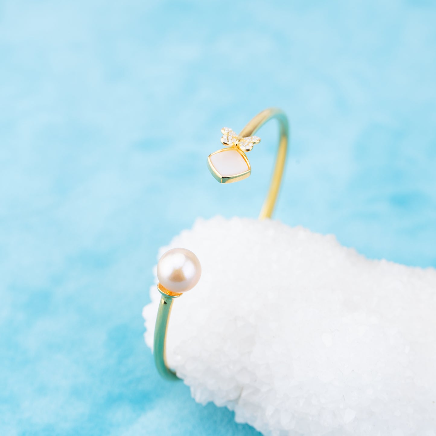 b010234  DIY 7-8mm Natural Freshwater pearl bracelet accessory 925 sterling silver adjustable chain bracelet for women