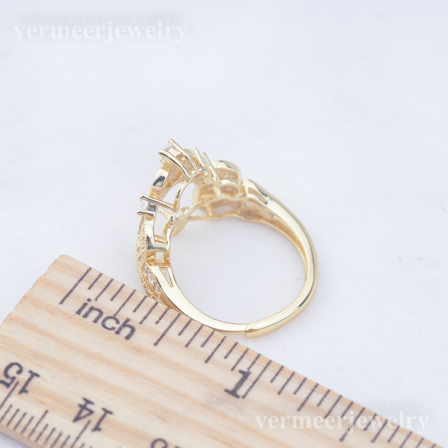 re070946 DIY 9-11mm Natural Freshwater pearl Ring accessory 925 sterling silver Adjustable size engagement ring for women