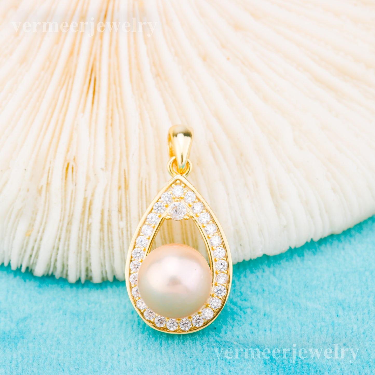 P01012 DIY 6-8mm Natural Freshwater pearl pendant accessory 925 sterling silver engagement jewelry necklace for women