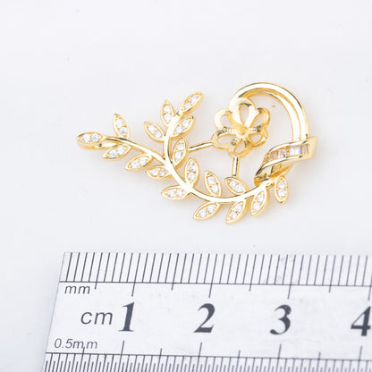 P010881 DIY 7-9mm Natural Freshwater pearl pendant accessory 925 sterling silver engagement jewelry necklace for women