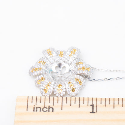 Pe010973 DIY 9-13mm Natural Freshwater pearl pendant accessory 925 sterling silver engagement jewelry necklace for women