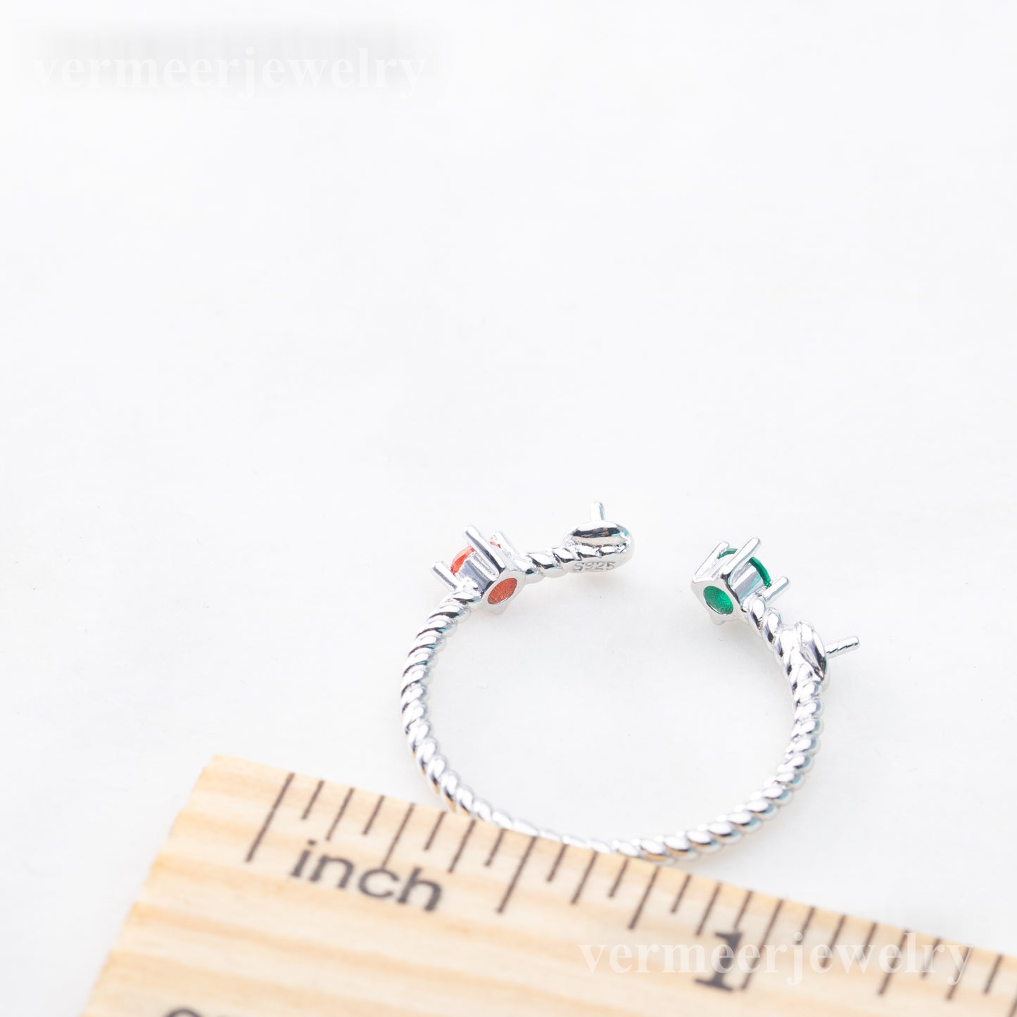 r010864 DIY 6-8mm Natural Freshwater pearl Ring accessory 925 sterling silver Adjustable size engagement jewelry ring for women