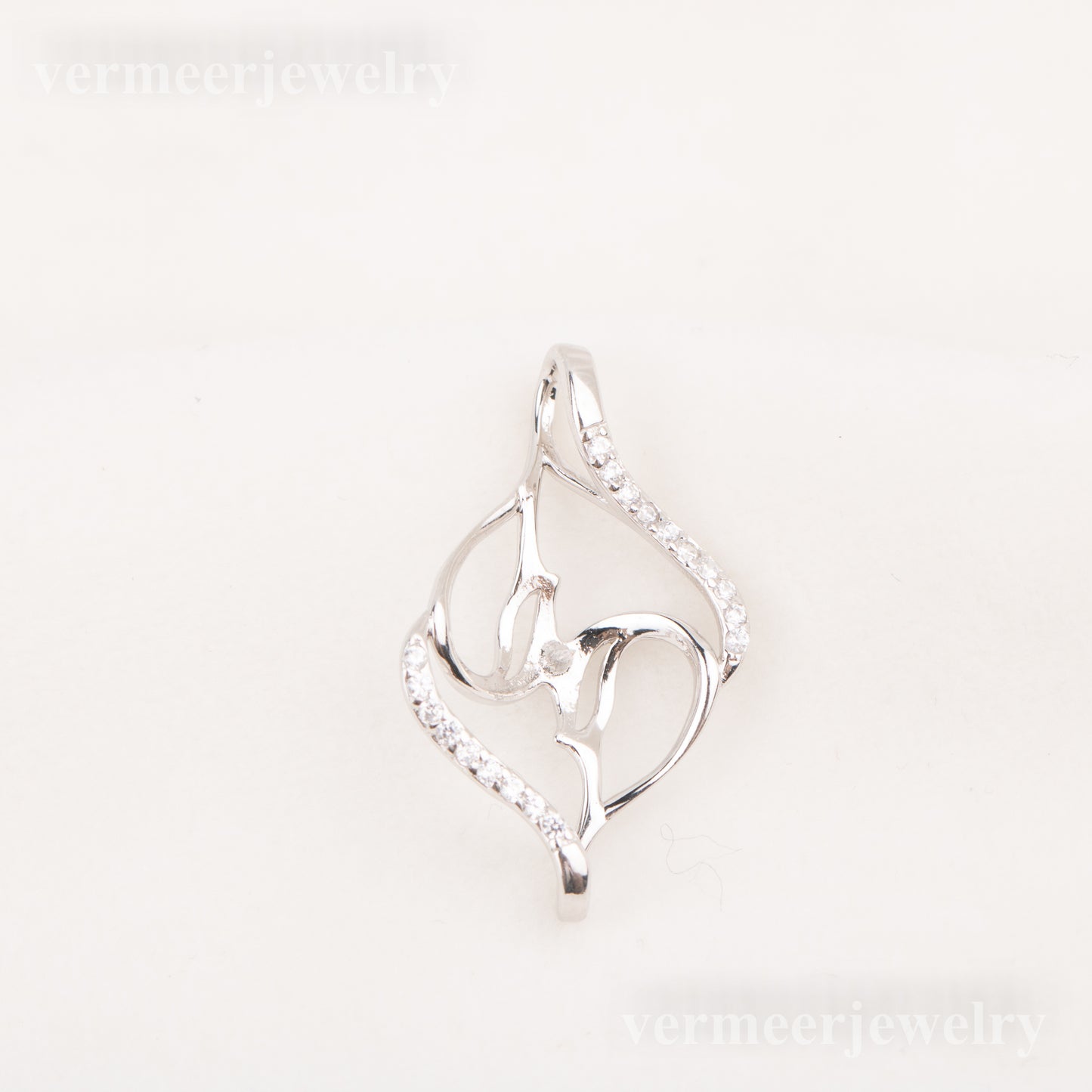 P010781 DIY 7-10mm Natural Freshwater pearl pendant accessory 925 sterling silver engagement jewelry necklace for women