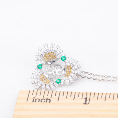 Pe010979 DIY 9-12mm Natural Freshwater pearl pendant accessory 925 sterling silver engagement jewelry necklace for women