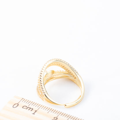 re010881 DIY 9-11mm Natural Freshwater pearl Ring accessory 925 sterling silver Adjustable size engagement ring for women
