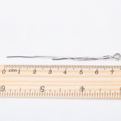 P040946 DIY 6-8mm Natural Freshwater pearl pendant accessory 925 sterling silver engagement jewelry necklace for women