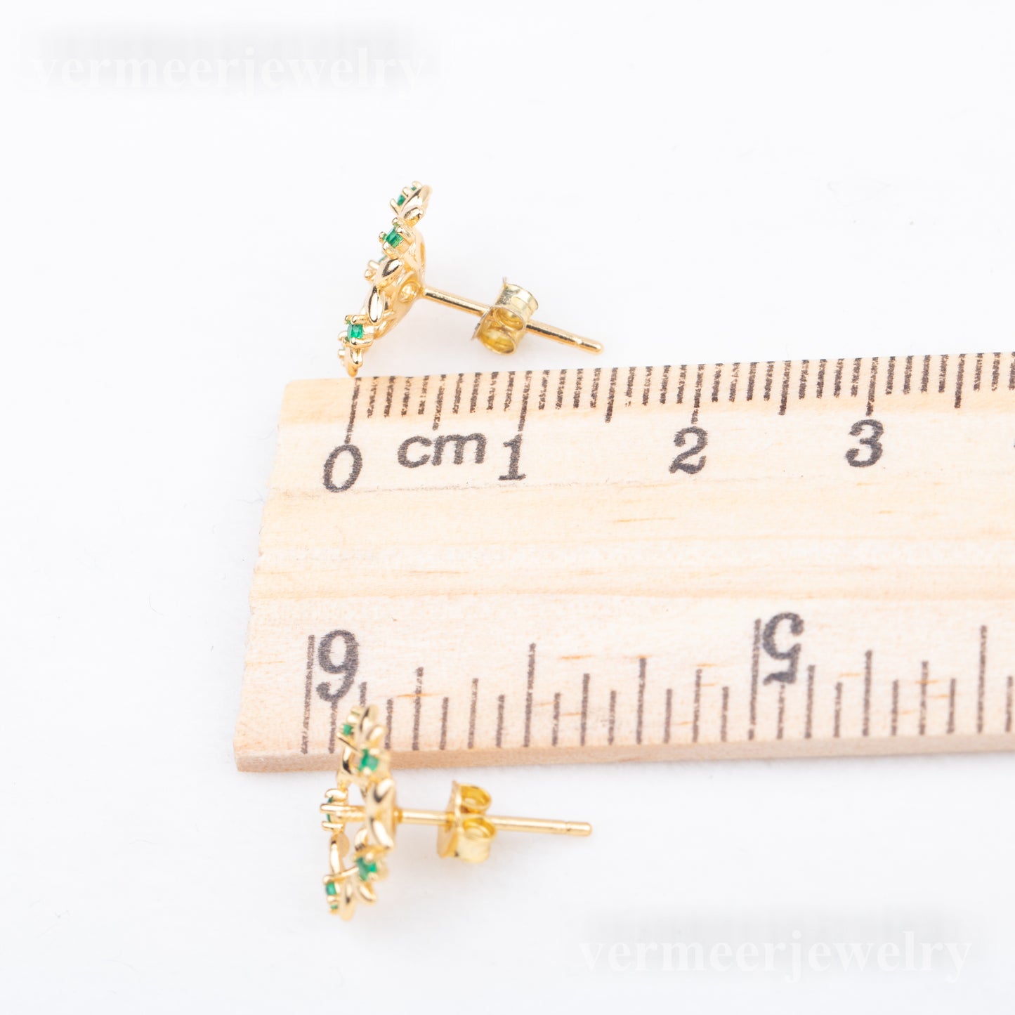 e010773 S925 pearl earring 925 sterling silver DIY 7-8mm Natural Freshwater pearl stud earring for women