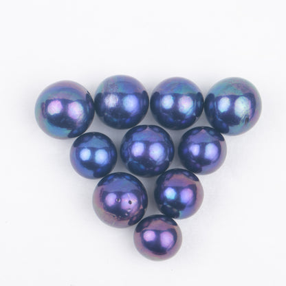 Wholesale 13colors 9-13mm AAAA grade loose freshwater edison pearl round shape no hole bead for pearl party
