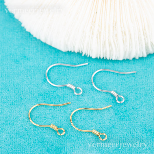 S925  Earring fish Hooks For Jewelry Accessories Making DIY