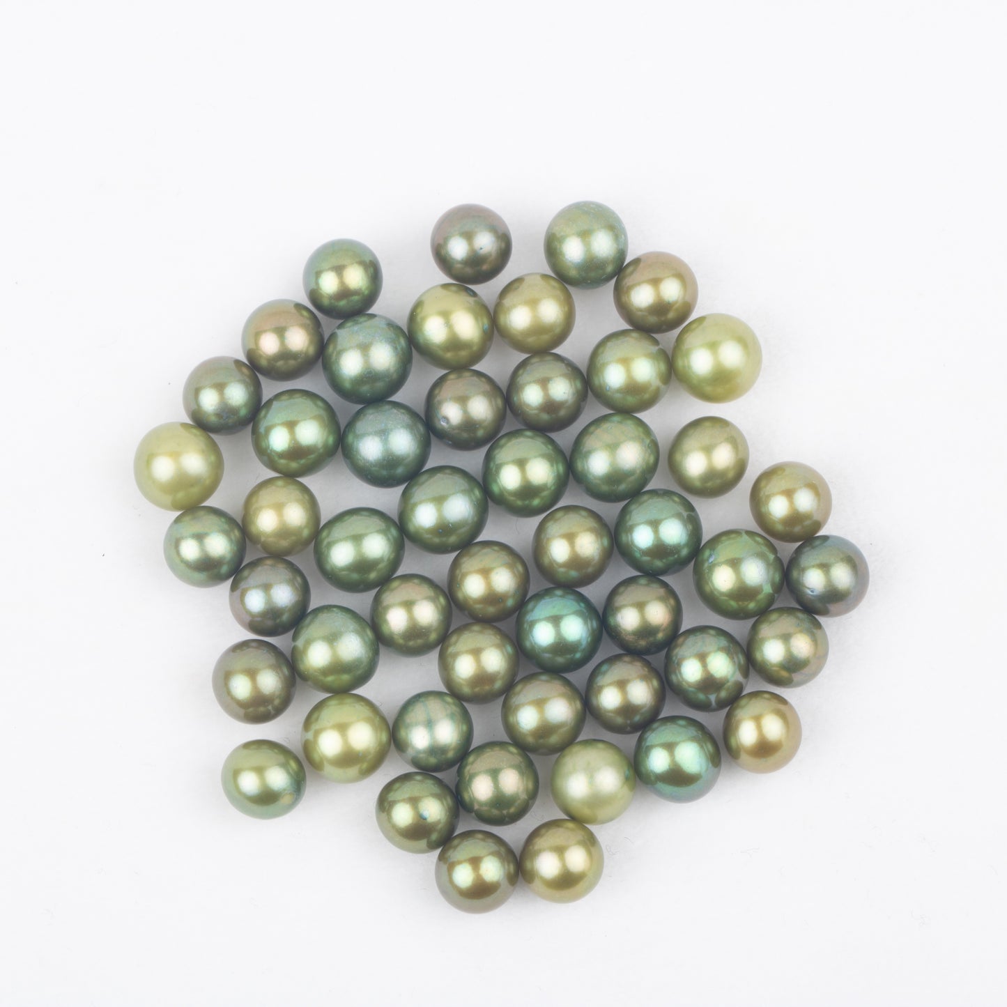 Wholesale 30colors 7-8mm AAAA+ grade loose freshwater pearl round shape no hole bead for pearl party