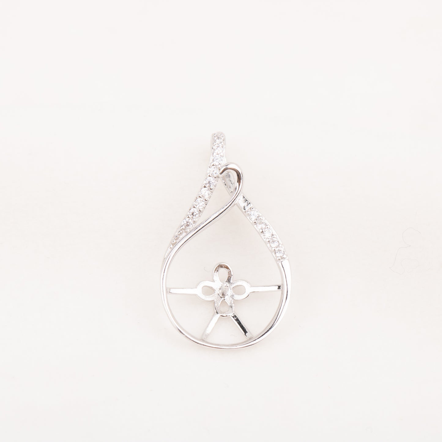 P010783 DIY 9-12mm Natural Freshwater pearl pendant accessory 925 sterling silver engagement jewelry necklace for women