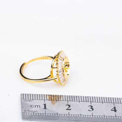 re010727 DIY 9-13mm Natural Freshwater pearl Ring 925 sterling silver Adjustable size engagement jewelry ring for women