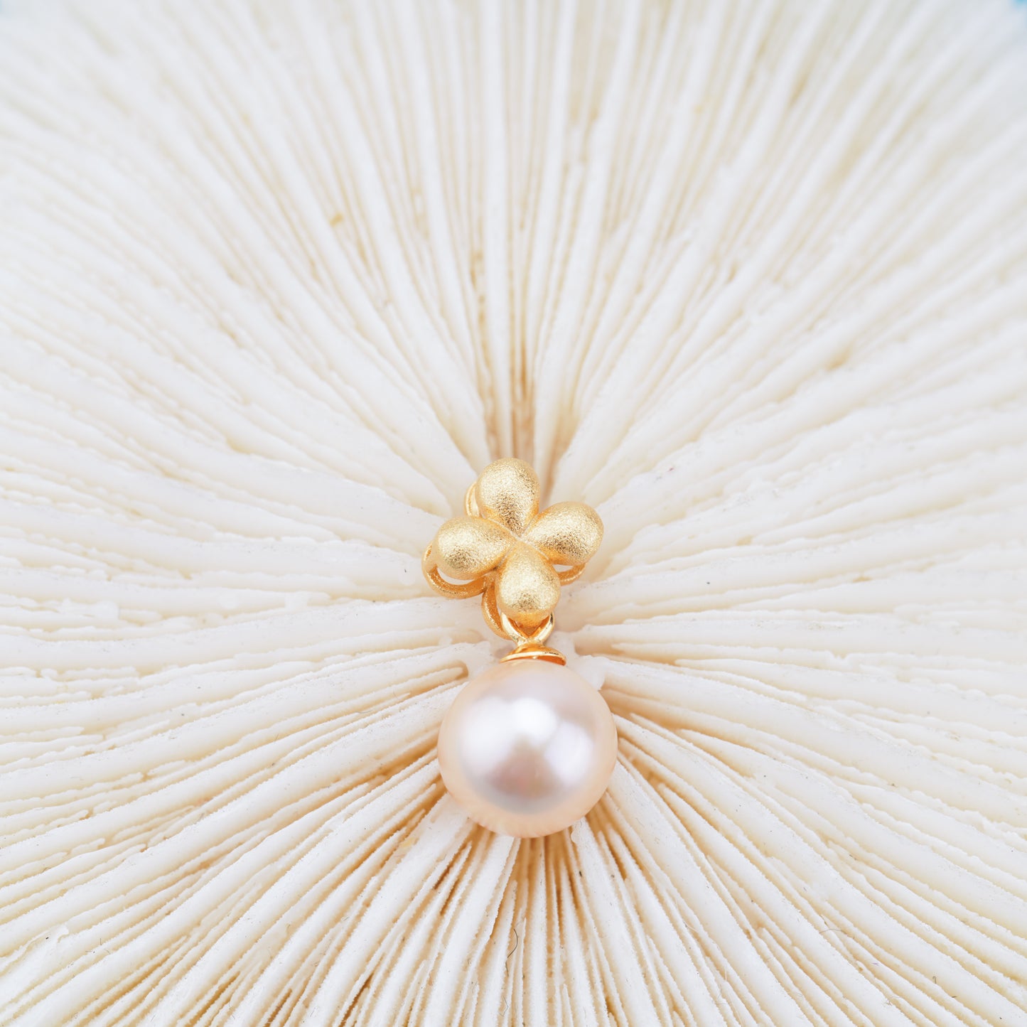 P011031 DIY 6-8mm Natural Freshwater pearl pendant accessory 925 sterling silver engagement jewelry necklace for women