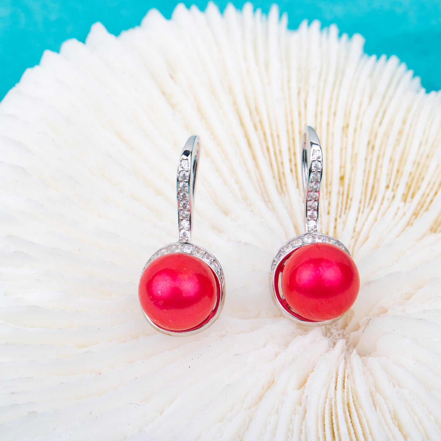 e010715 S925 pearl earring 925 sterling silver DIY 7-8mm Natural Freshwater pearl stud earring for women