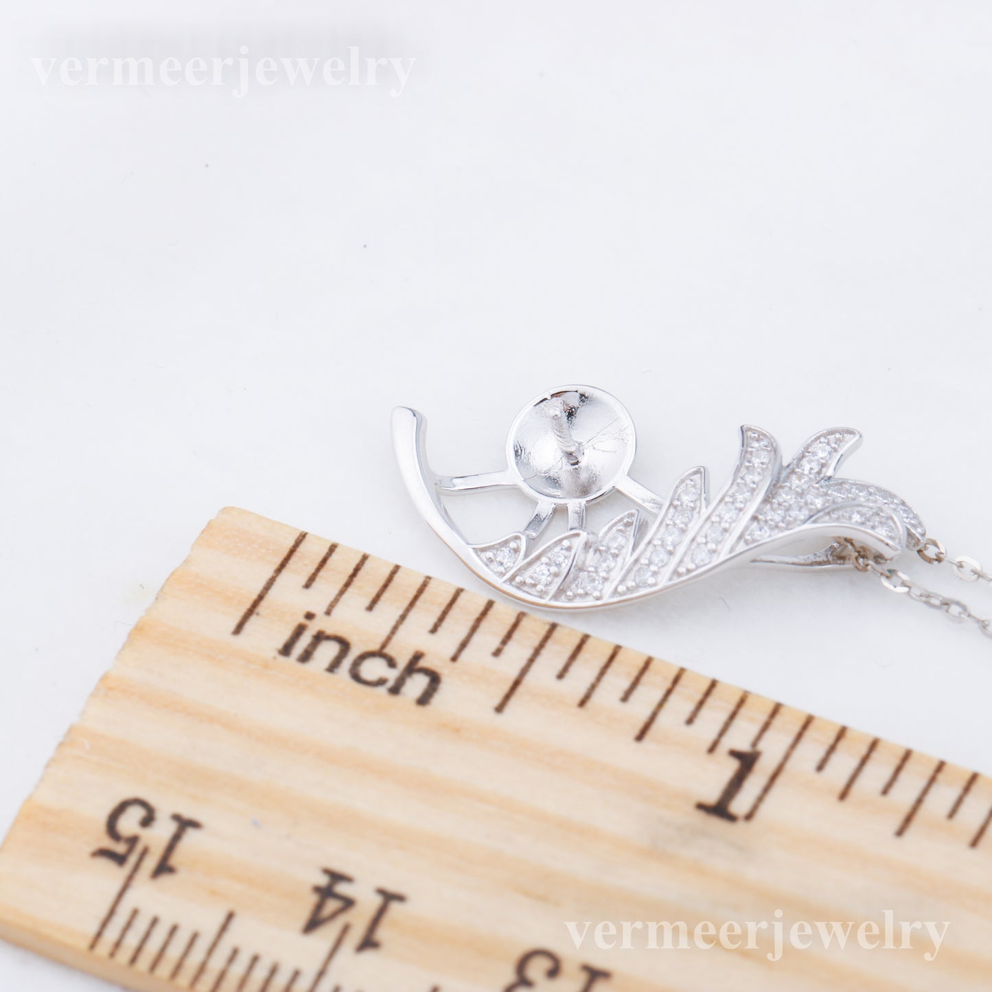 P011006 DIY 6-8mm Natural Freshwater pearl pendant accessory 925 sterling silver engagement jewelry necklace for women