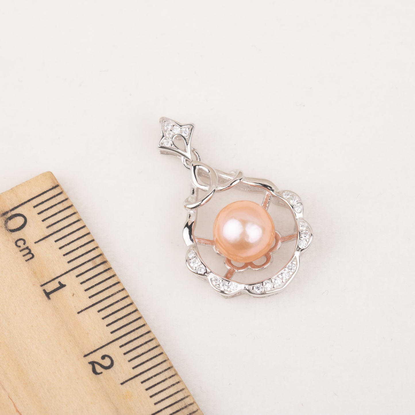 P060700 DIY 8-12mm Natural Freshwater pearl pendant accessory 925 sterling silver engagement jewelry necklace for women