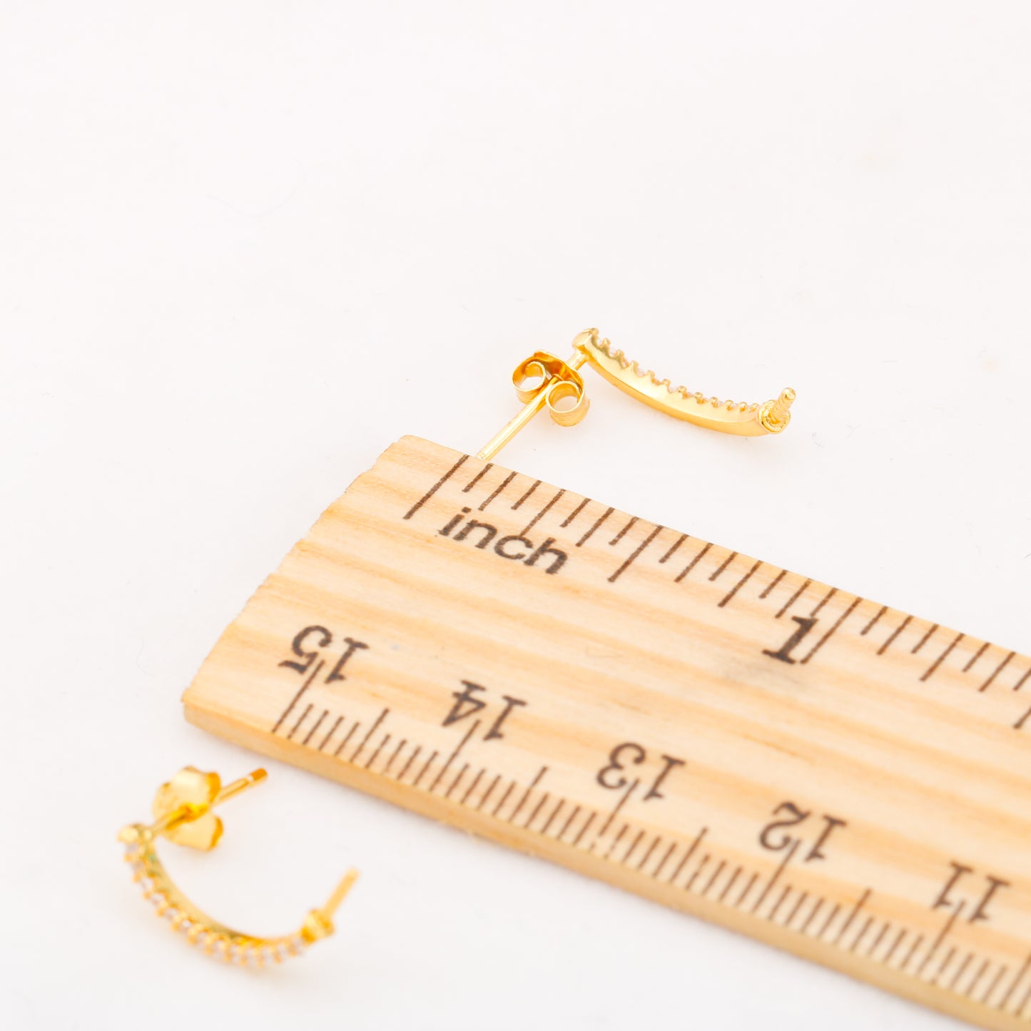 e010866 S925 pearl earring 925 sterling silver DIY 7-8mm Natural Freshwater pearl stud earring for women