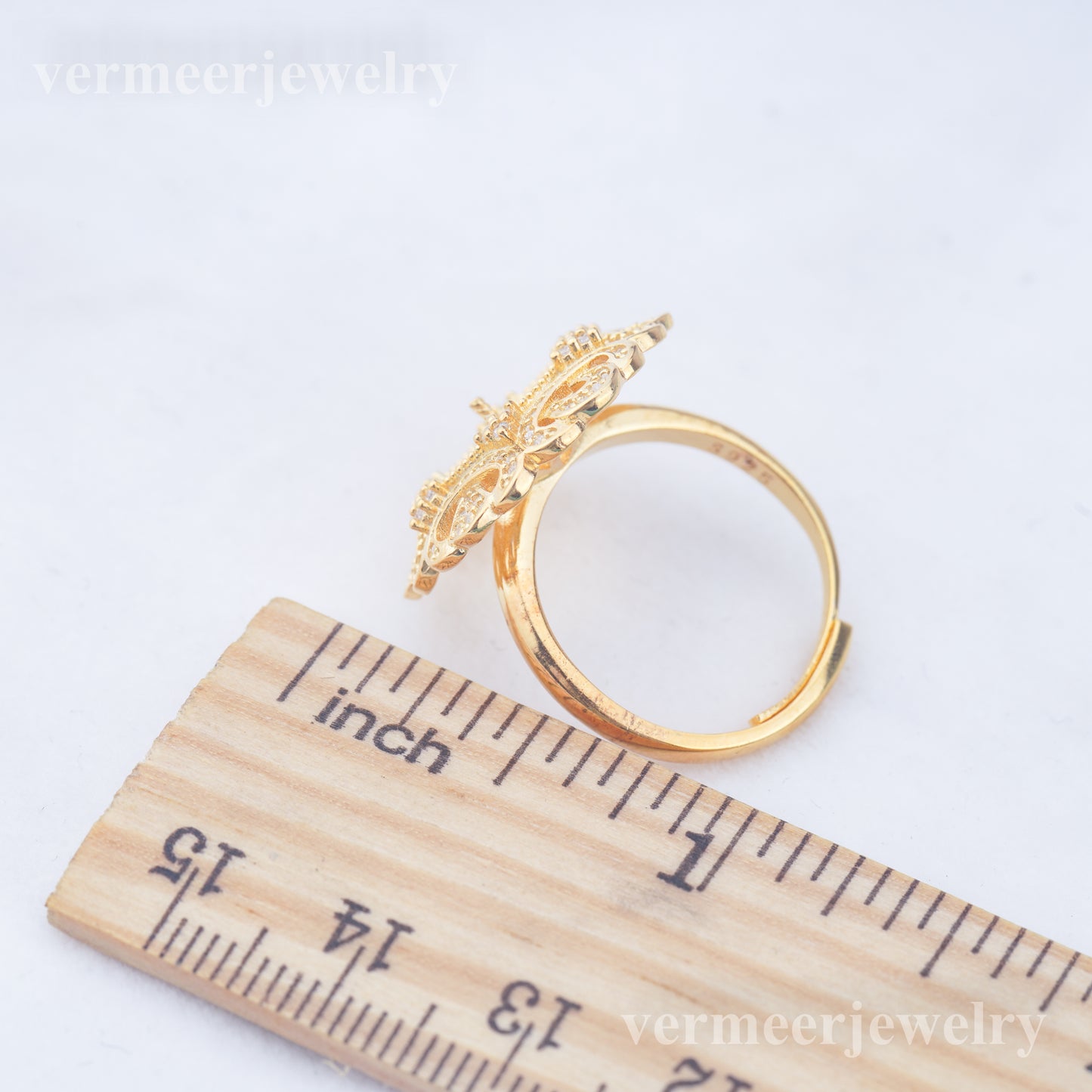 re010955 DIY 9-11mm Natural Freshwater pearl Ring accessory 925 sterling silver Adjustable size engagement ring for women