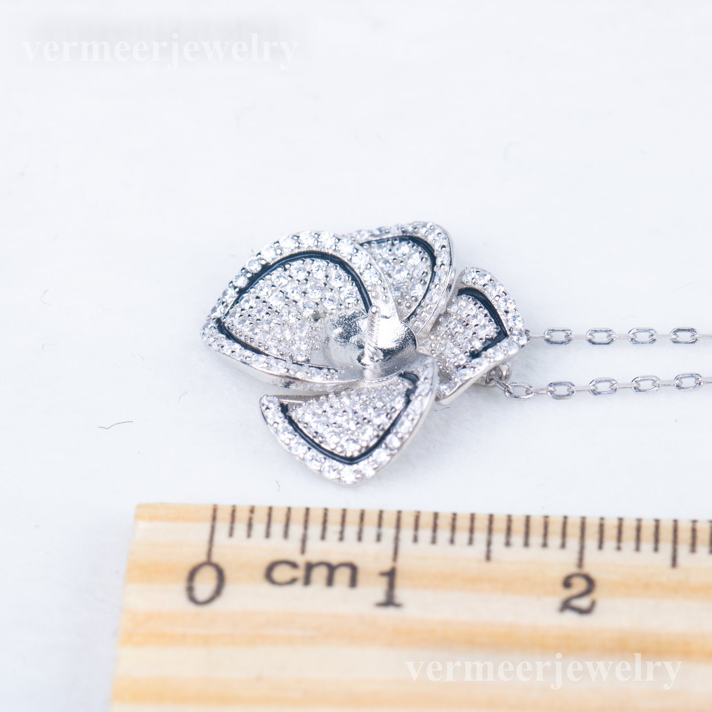 P010959 DIY 6-8mm Natural Freshwater pearl pendant accessory 925 sterling silver engagement jewelry necklace for women