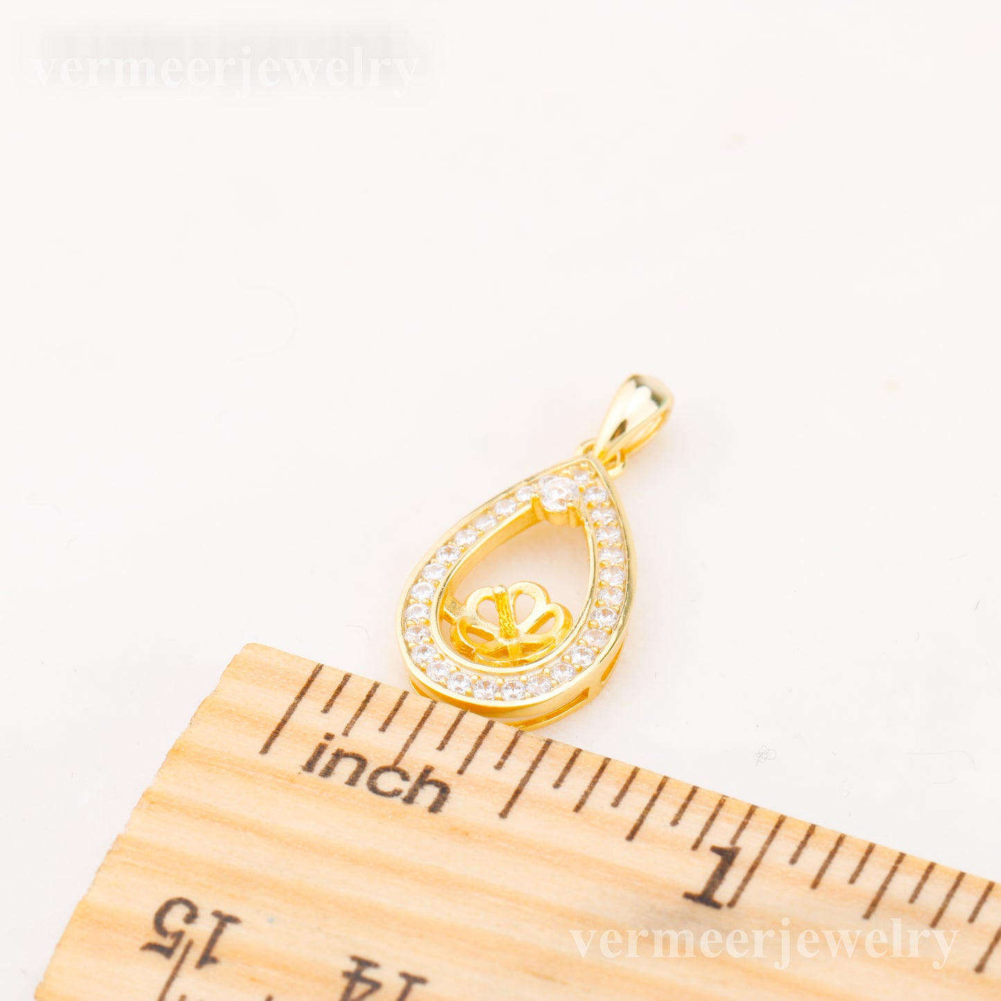 P01012 DIY 6-8mm Natural Freshwater pearl pendant accessory 925 sterling silver engagement jewelry necklace for women