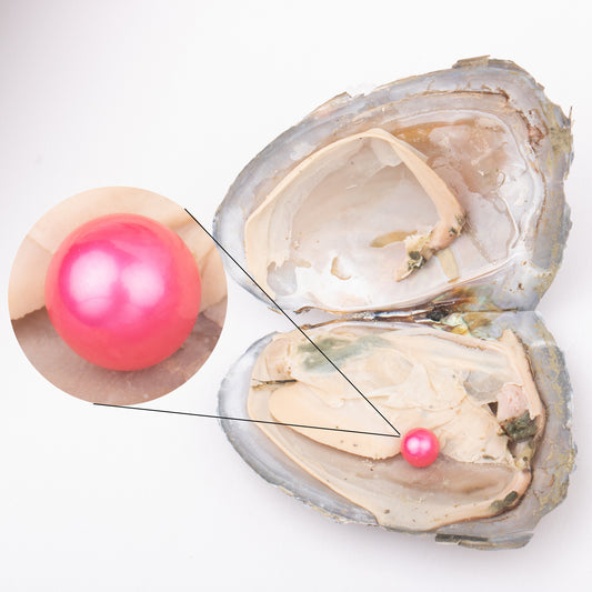 Love Wish Pearl Party Gift Vacuum-packed 7-8mm 4a+ quality Loose freshwater Round Cultured freshwater Pearl Oyster