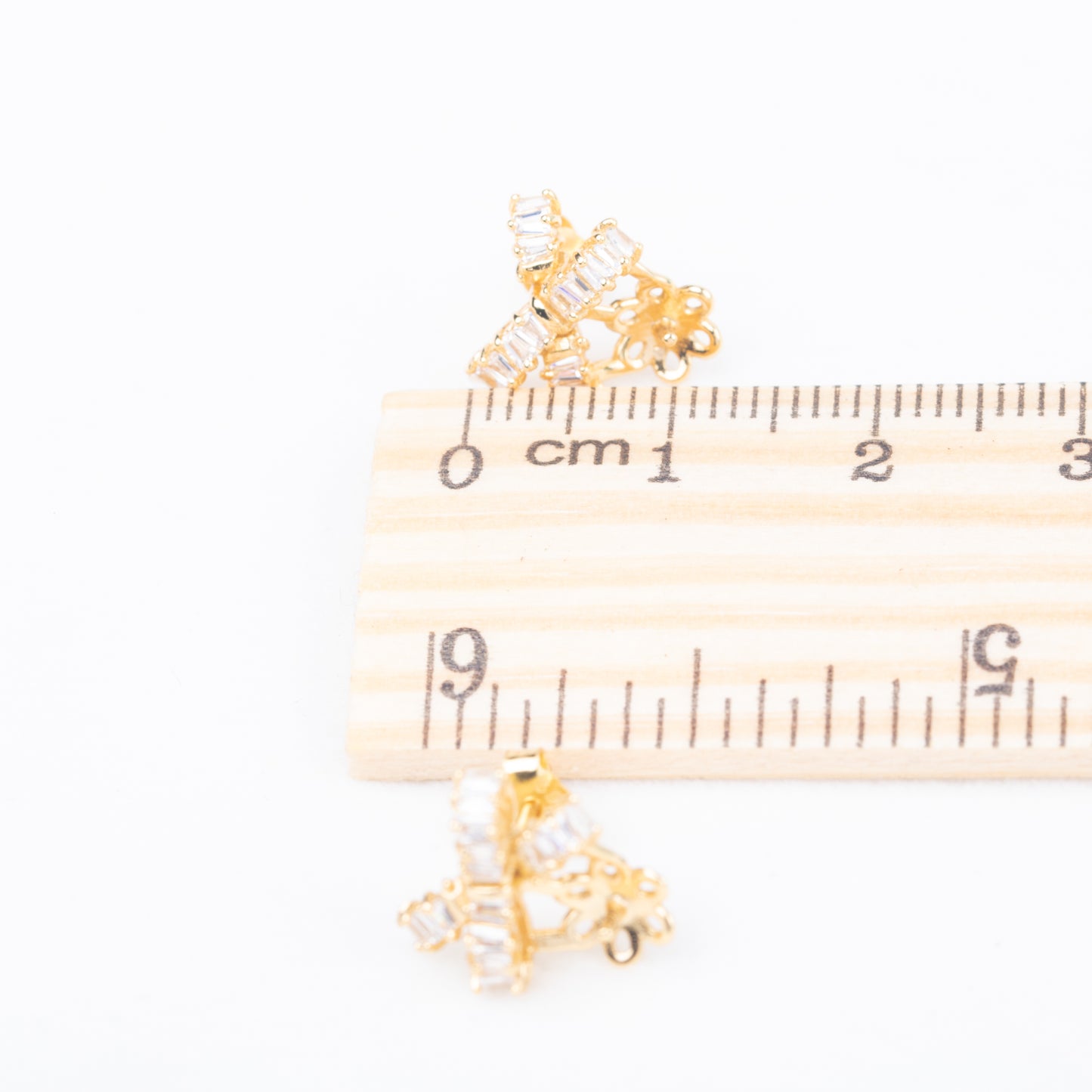 e010804 S925 pearl earring 925 sterling silver DIY 7-8mm Natural Freshwater pearl stud earring for women