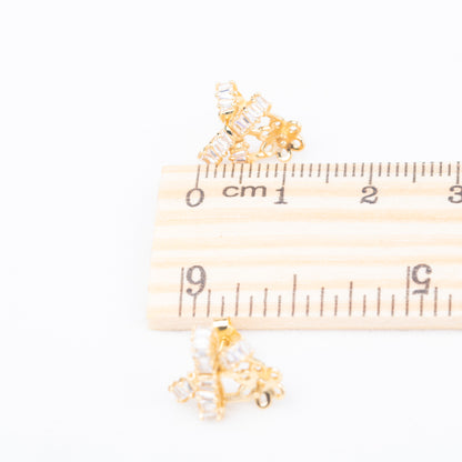 e010804 S925 pearl earring 925 sterling silver DIY 7-8mm Natural Freshwater pearl stud earring for women