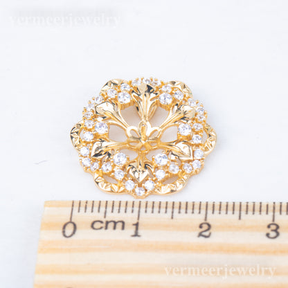 Pe01967  DIY 9-12mm Natural Freshwater pearl pendant accessory 925 sterling silver engagement jewelry necklace for women