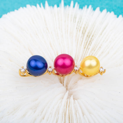 P010851 DIY 7-9mm Natural Freshwater pearl pendant accessory 925 sterling silver engagement jewelry necklace for women